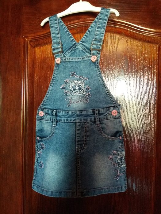 Детский джинсовый сарафан
