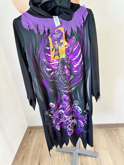 Nowy strój przebranie na halloween zjawa Morrisons rozmiar 134-140 cm