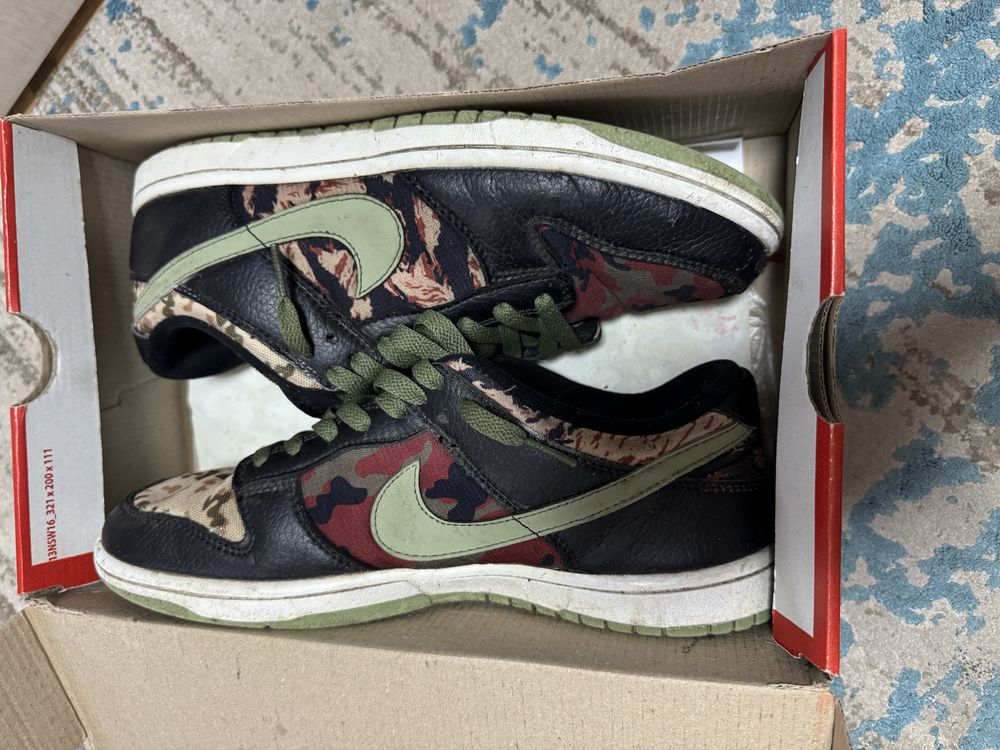 nike dunk black camo