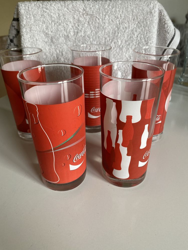Szklanki coca-cola