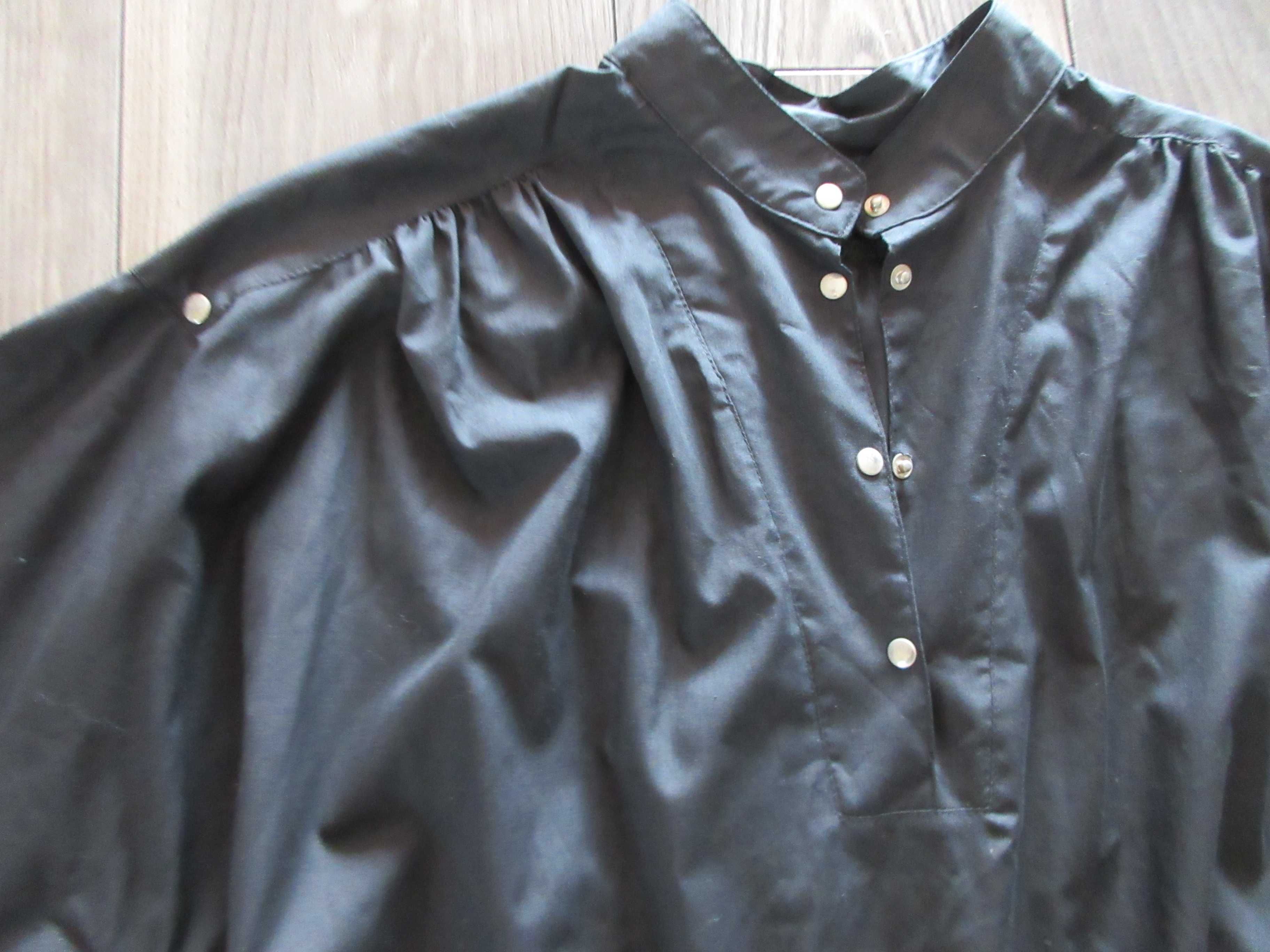Sukienka szmajzerka czarna Vintage roz 44