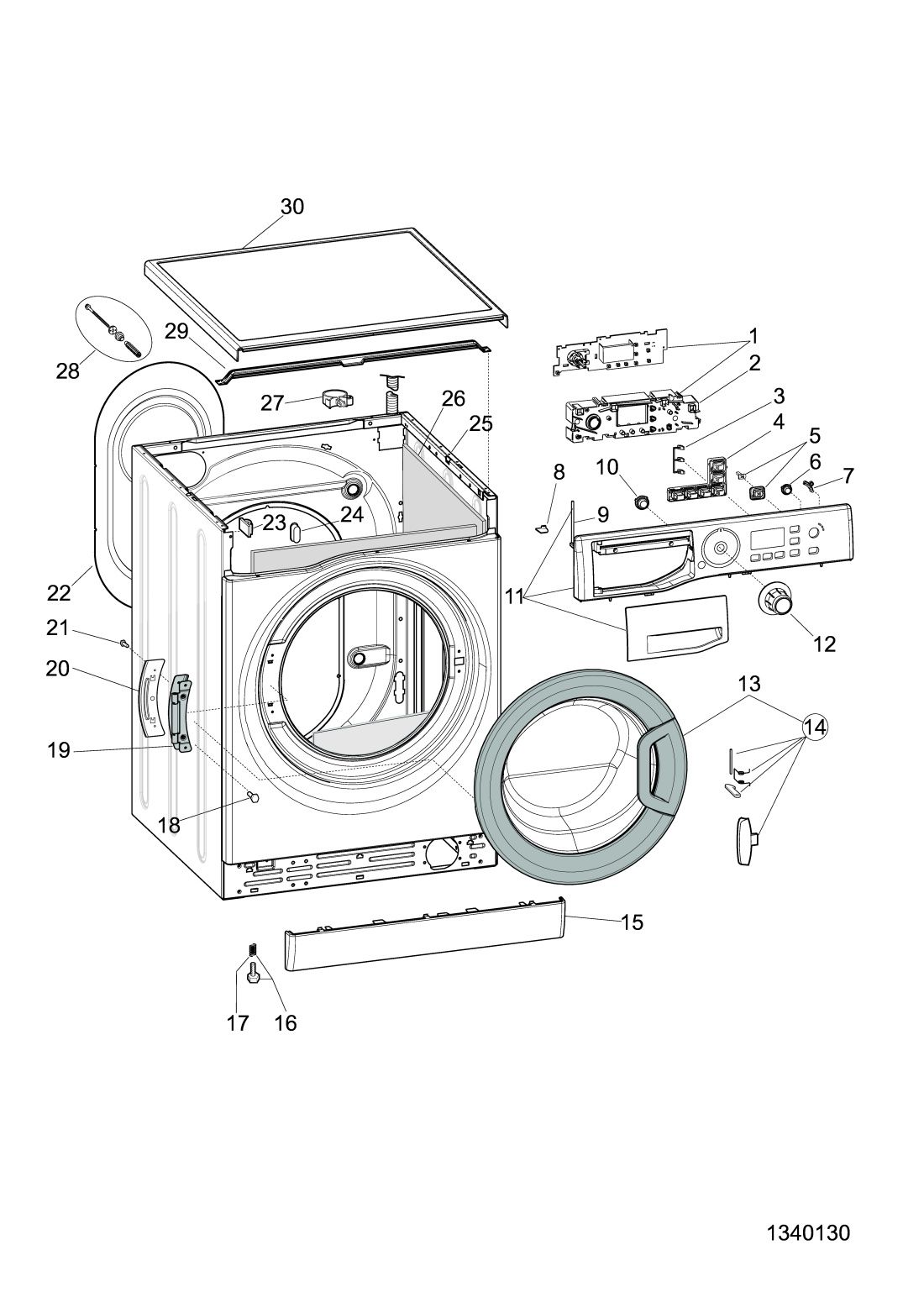 Máquina lavar roupa Hotpoint WMG 722 B