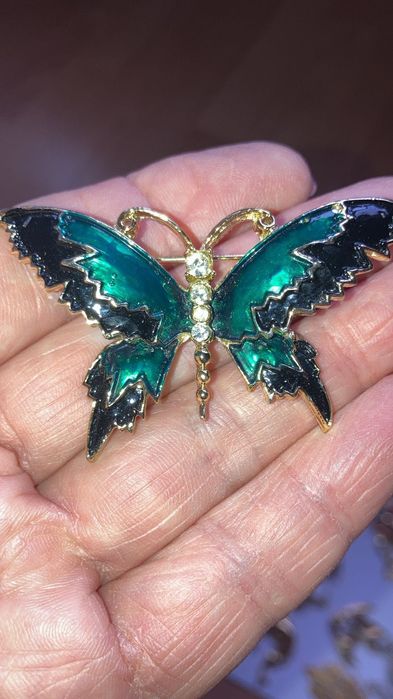 Брошки вінтажні метелики