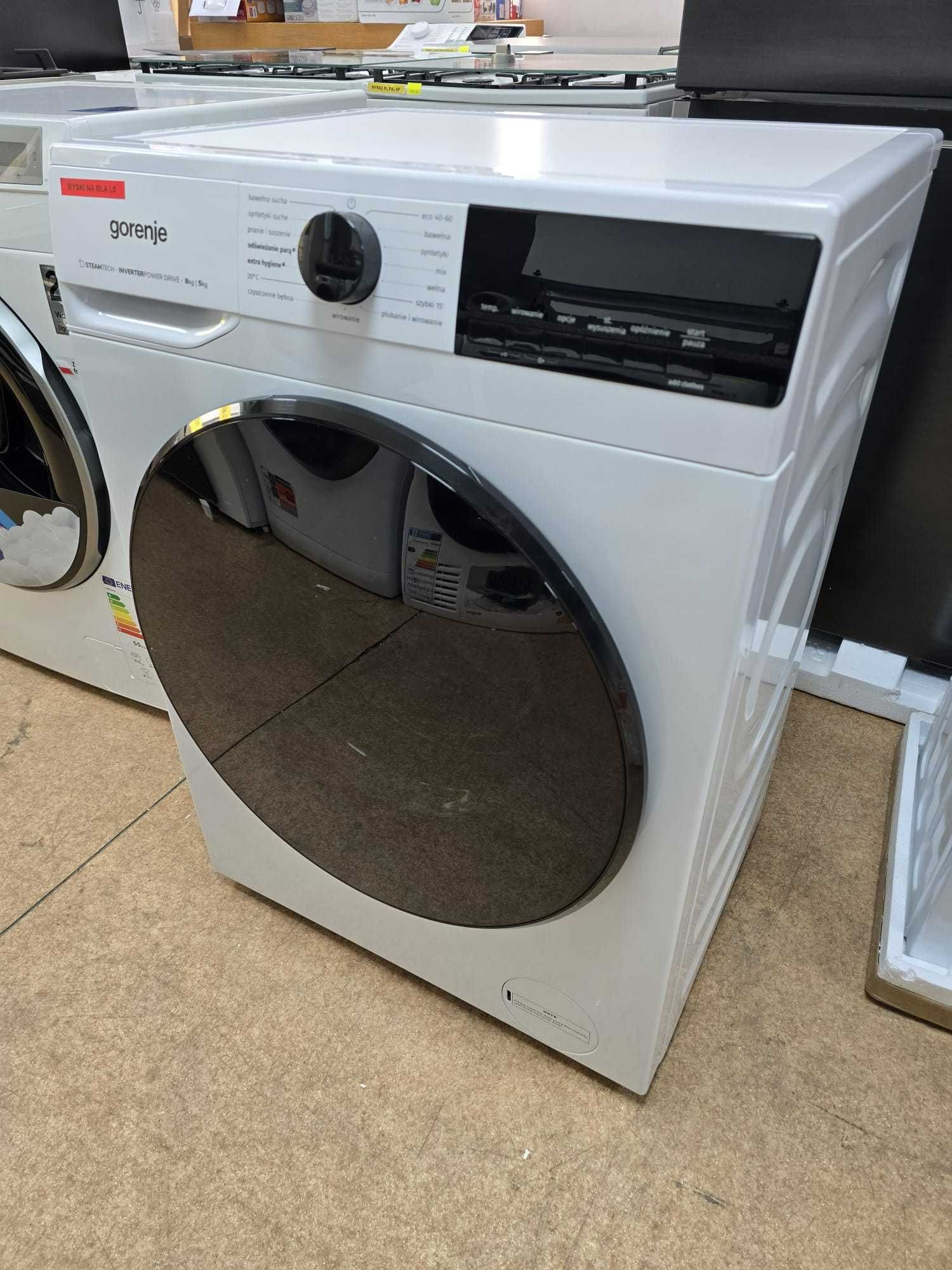 OUTLET nowa Pralko-suszarka 8/5 kg Gorenje WD2A854ADS/PL gwar 2 lat L5