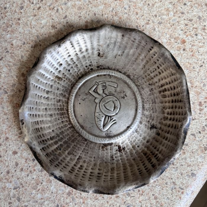 Srebrna paterka imago artis syrena prl kolekcjonerska