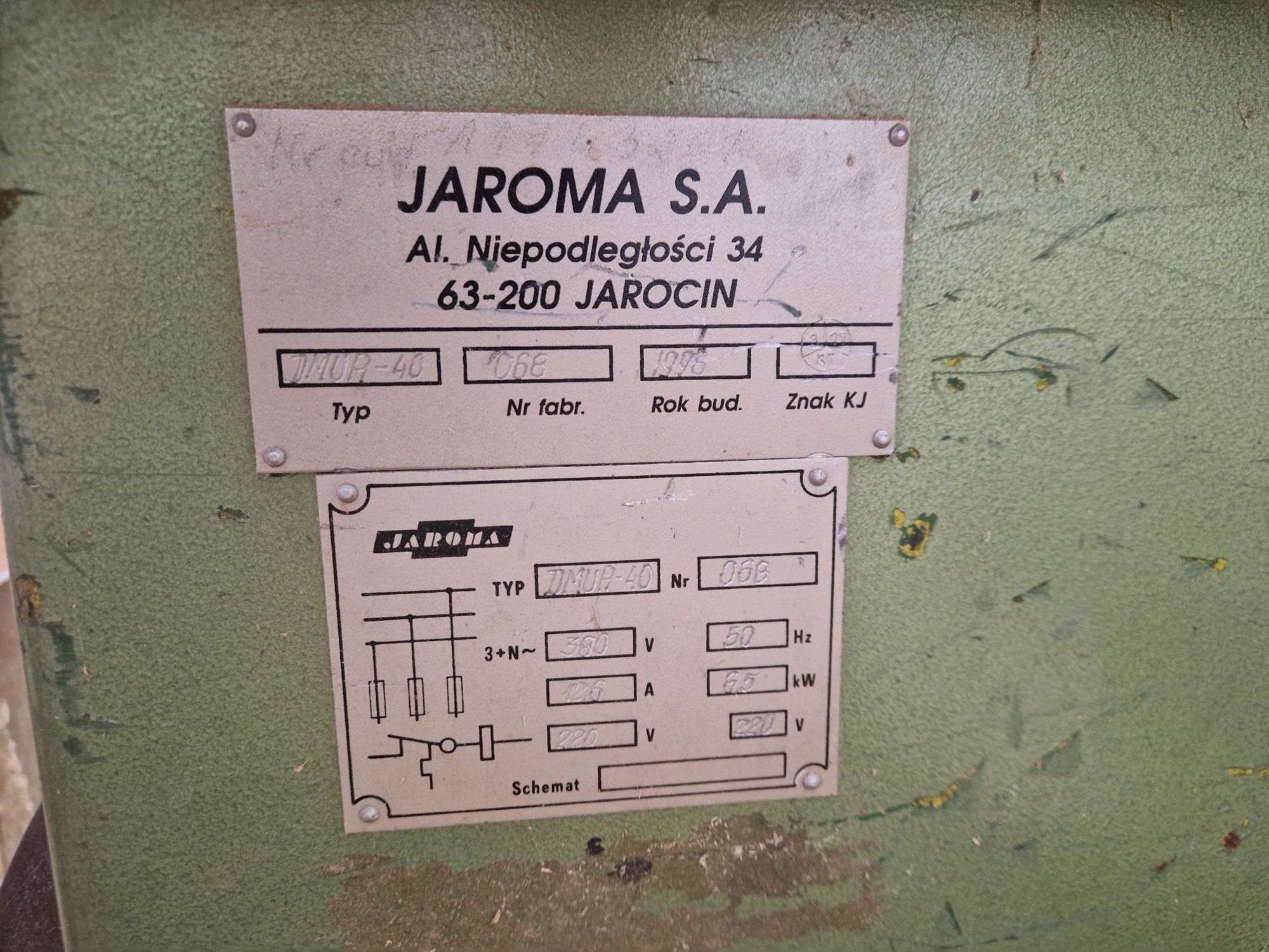 Piła formatowa Jaroma DMUA40
