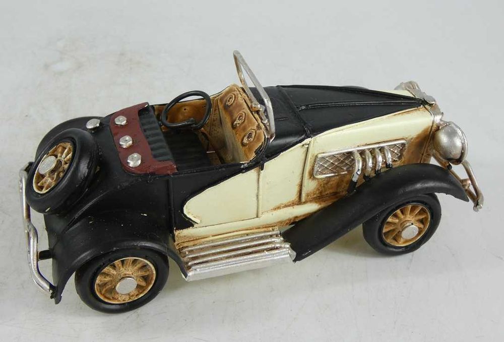 Metalowy zabytkowy model auto RETRO pojazd retro 16 cm