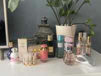 koncowki we flakonach, puste kolekcjonerskie, probki perfum