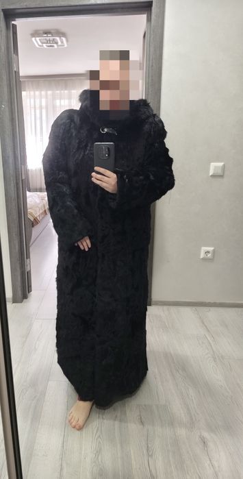 Шуба жіноча чорна