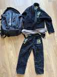 Kimono do BJJ K2 dla dzieci plus plecak GROUND GAME -