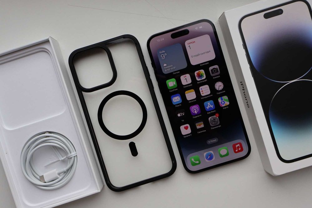 Apple Iphone 14 Pro Max 256Gb Space Black Neverlock Оригінал!