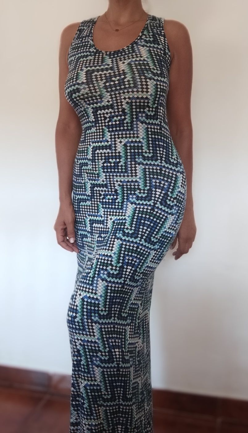 Vestido comprido de verão