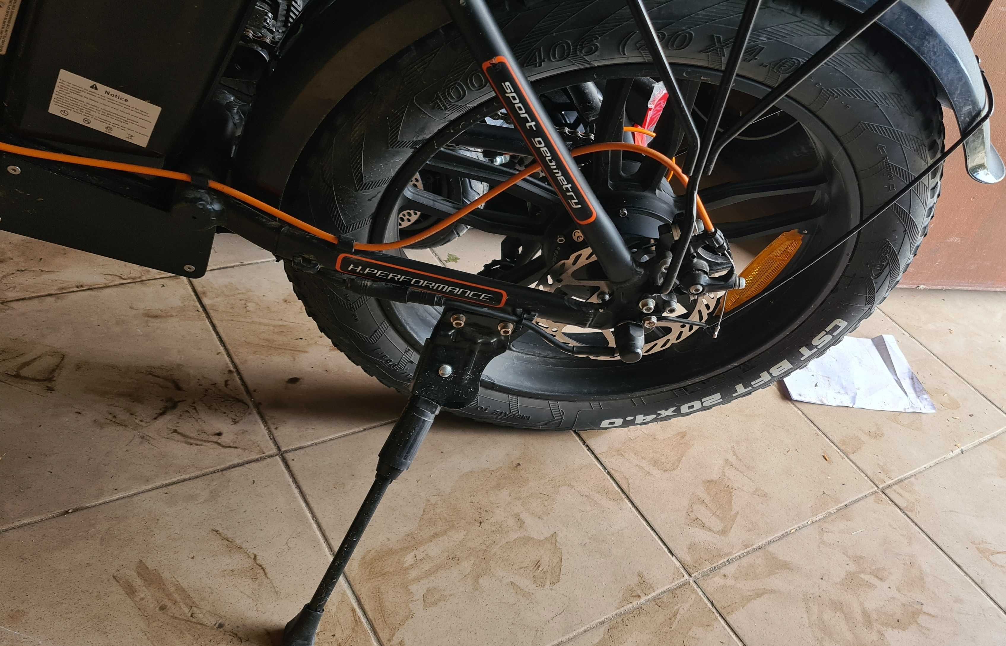Rower elektryczny składany Italia Power Fatbike  FAT 20" 250W