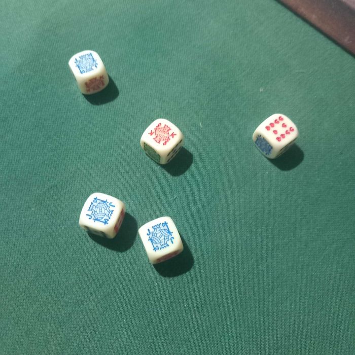 Tabuleiro para jogar dados