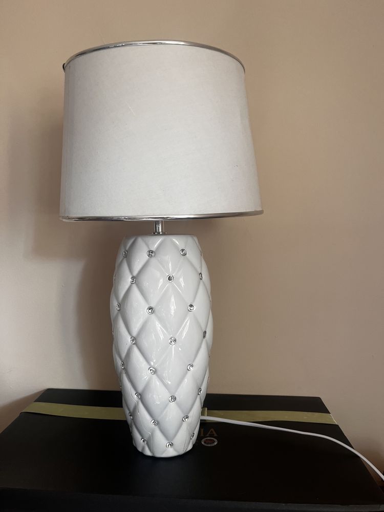 Lampa glamour duża ok 55 cm gratis lampka diamenciki stylowa