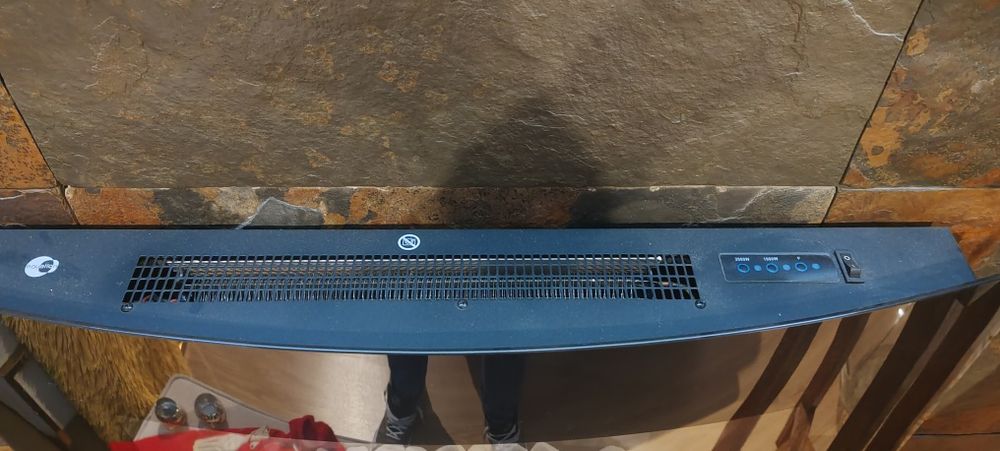 Lareira eléctrica usada