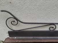 Grade de ferro trabalhada para varanda ou muro