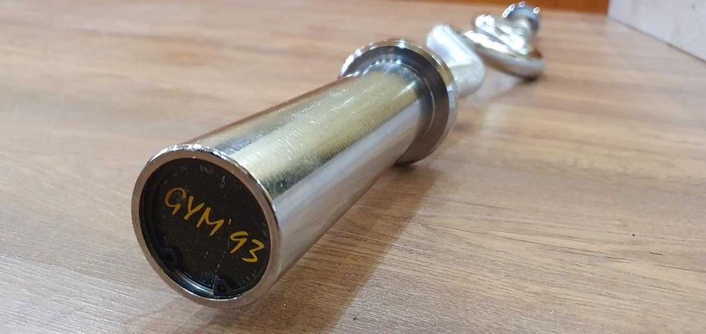 Gryf Olimpijski Mocno Łamany Siłownia Sztanga Olimpijska