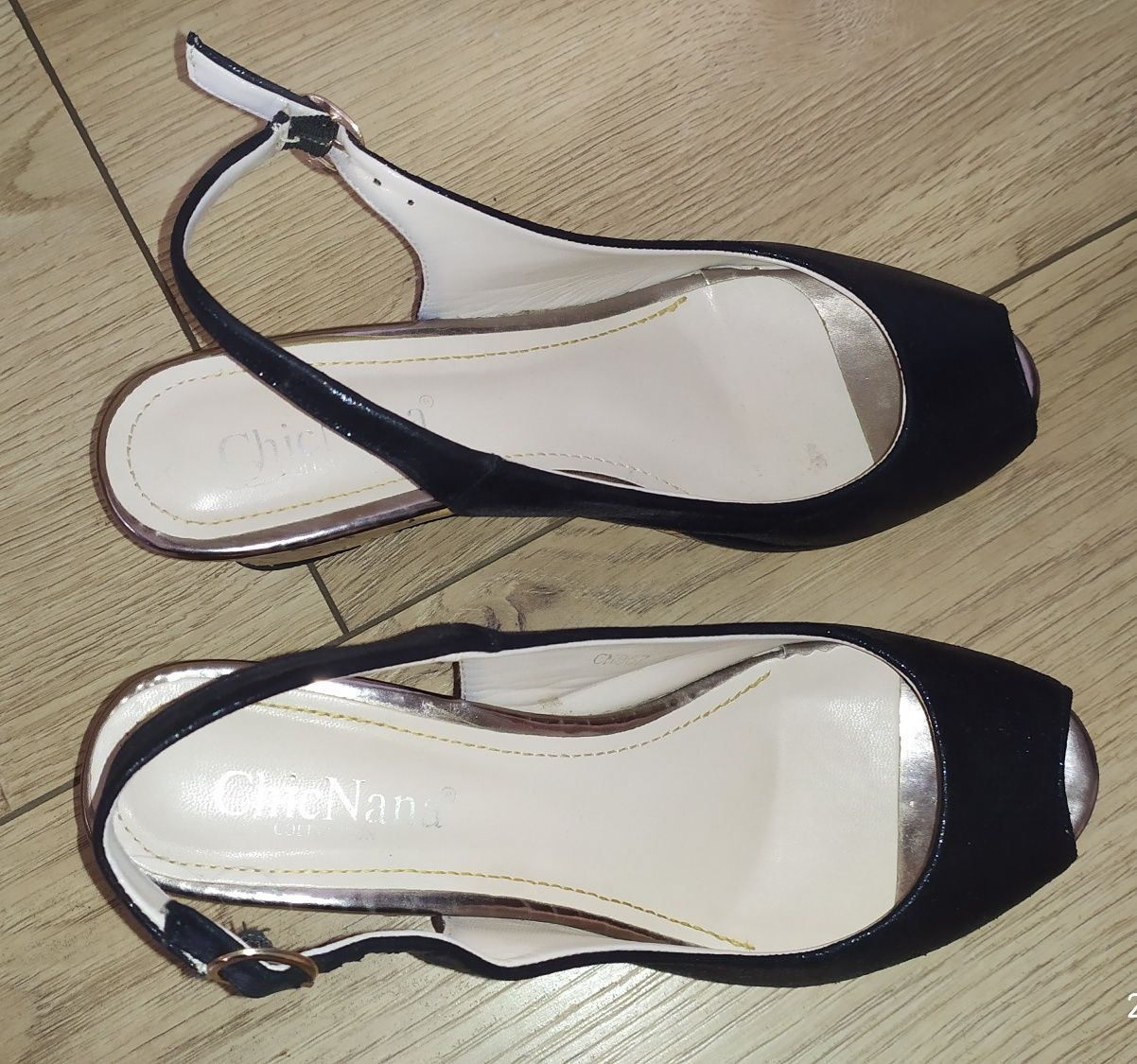 Buty koturn korek r. 37 * 23,5 cm Chic Nana