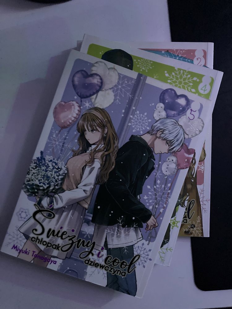 Śnieżny i cool dziewczyna i chłopak manga tom 2,4,5