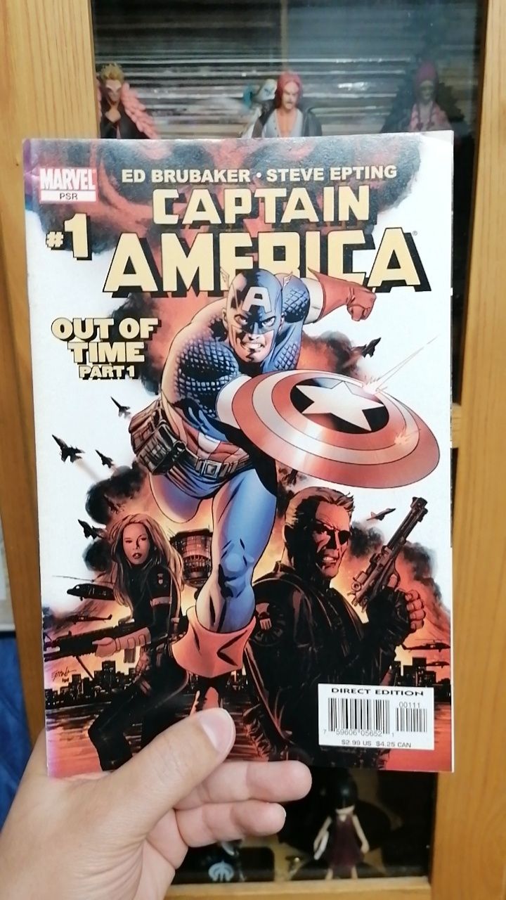 Captain America Comics Marvel 1,2,4,7 Brubaker run
