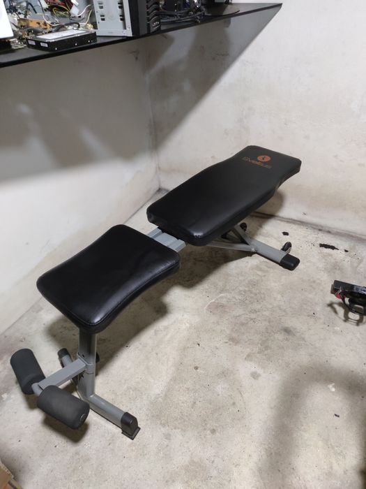 Bicicleta de cycling + banco de musculação regulável