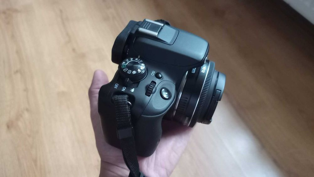 Lustrzanka Canon EOS 100D body ZESTAW przebieg 28k - świetny stan