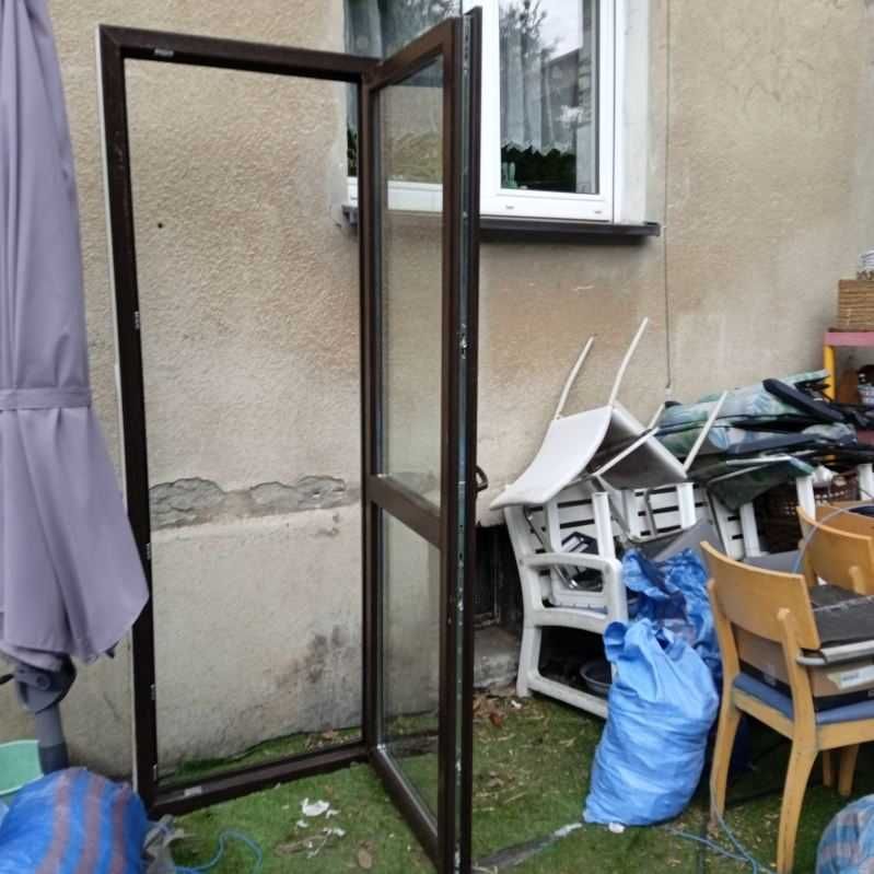 dzwi balkonowe po demontażu