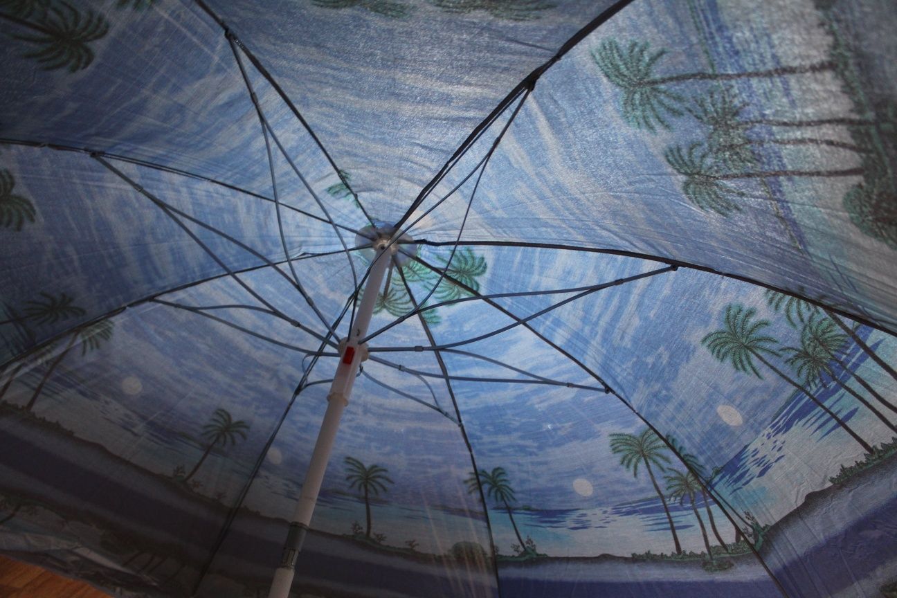 Зонт 2.2м пляжний, усиленный, парасолька