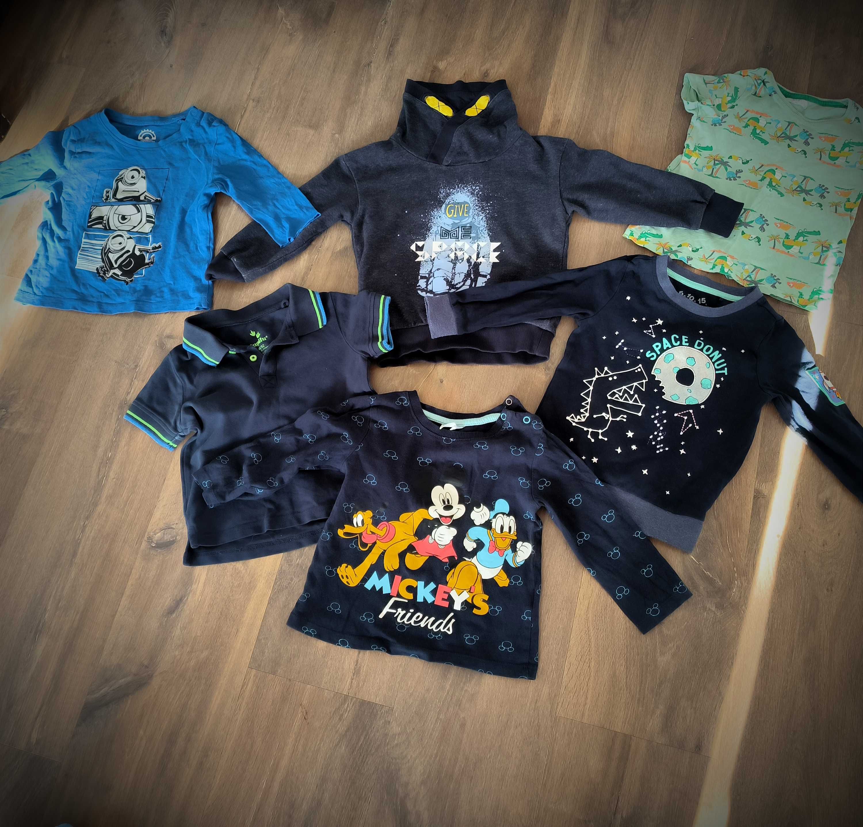 Bluza jak nowa Minionki 5.10.15  polo bluzka z kołnierzykiem 6 rzeczy