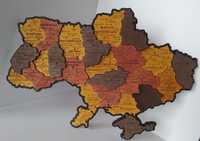 Карта України з містами.
