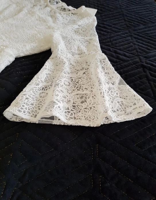 Cocomore, biała, ecru, koronkowa sukienka, rozm.M/L, nowa z metką