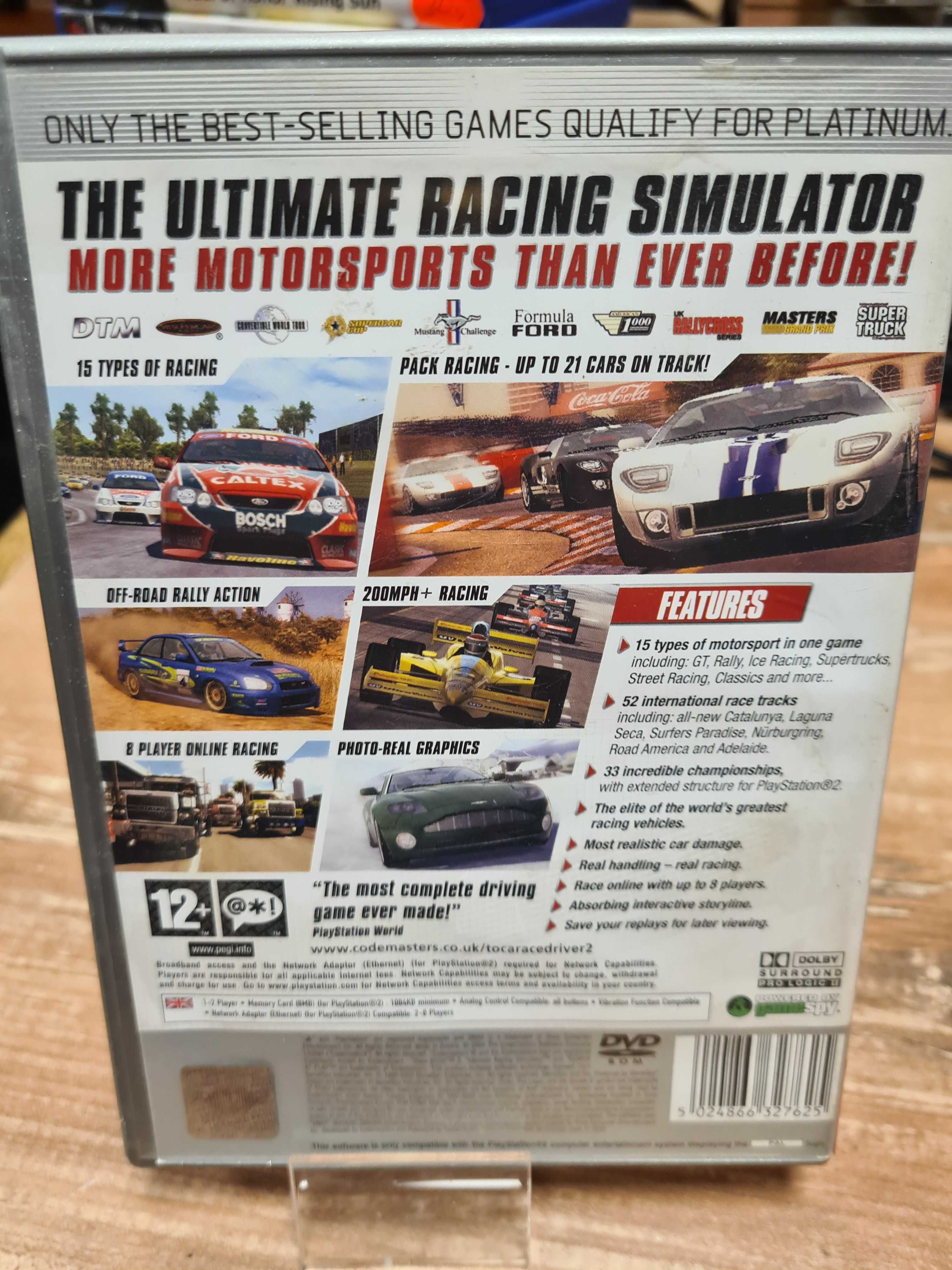 TOCA Race Driver 2 PS2, Sklep Wysyłka Wymiana