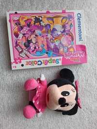 Maskotka Myszka Minnie + puzzle 5+