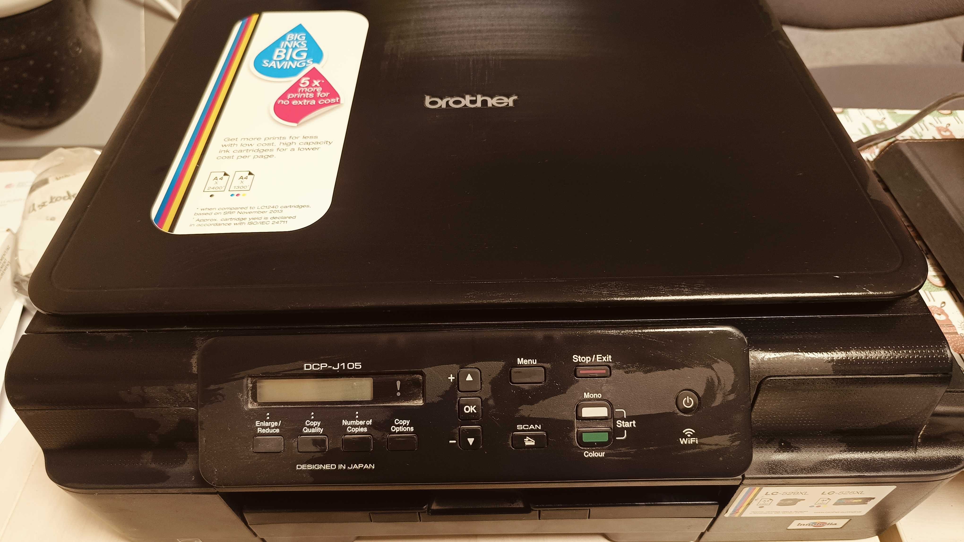 Brother DCP-J105, Drukarka, skaner, kopiarka