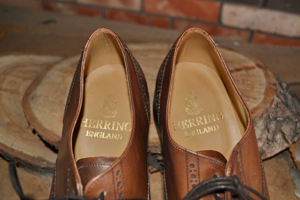 Туфлі Herring England Шкіра Оригінал Розмір 43 Устілка 27.5 см