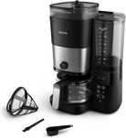 Ekspres przelewowy Philips HD7900/50 1,25 l czarny wbudowany młynek