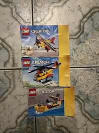 Lego 31029 motorówka helikopter samolot