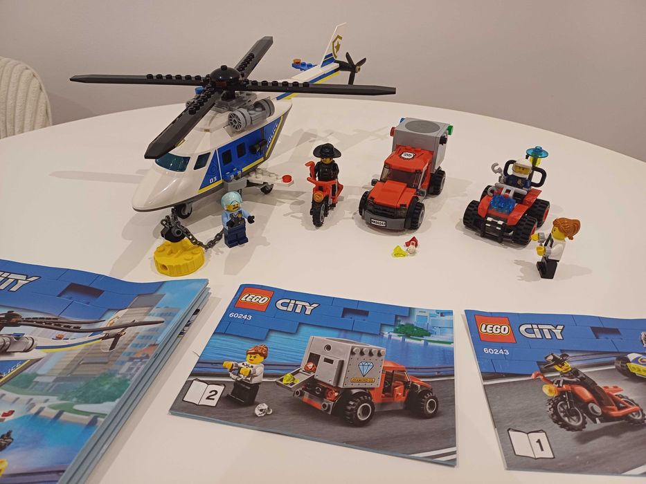 LEGO City 60243 Pościg helikopterem policyjnym policja helikopter