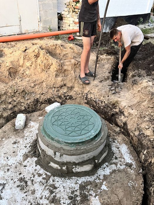 Септик під ключ, Каналізація, Вигрібні ями, Кільця бетонні, траншеї
