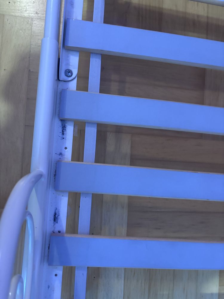 Ikea białe łóżko rozsuwane dla dzieci