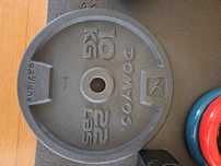 Discos musculação ferro 10kg