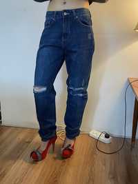 Spodnie damskie jeans firmy MOM goodies