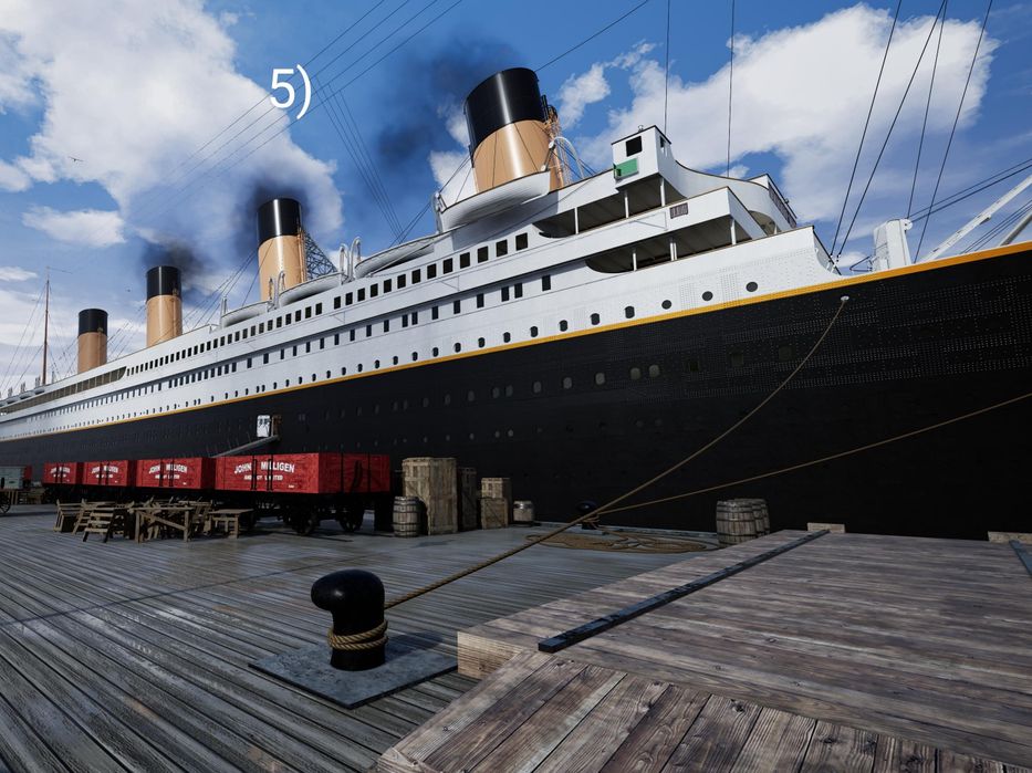 Компьютерные игры про Титаник.