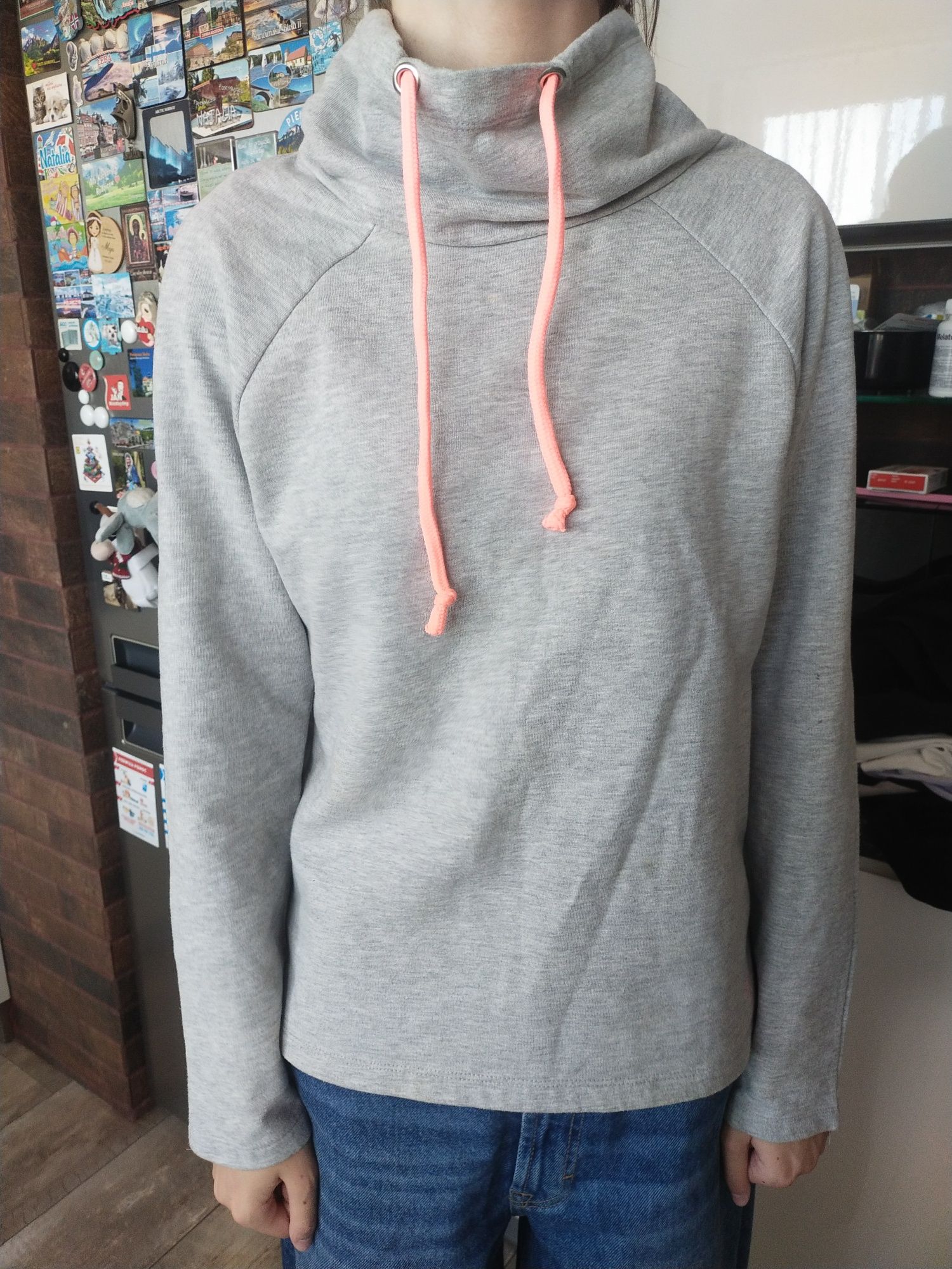 Bluza z wysokim kołnierzem XS
