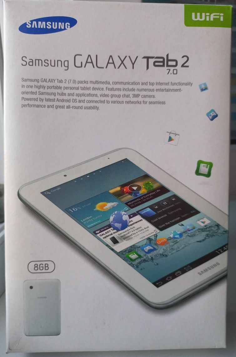 планшет Samsung Galaxy Tab 2  7.0, модель GT-P 3110  8Gb белый