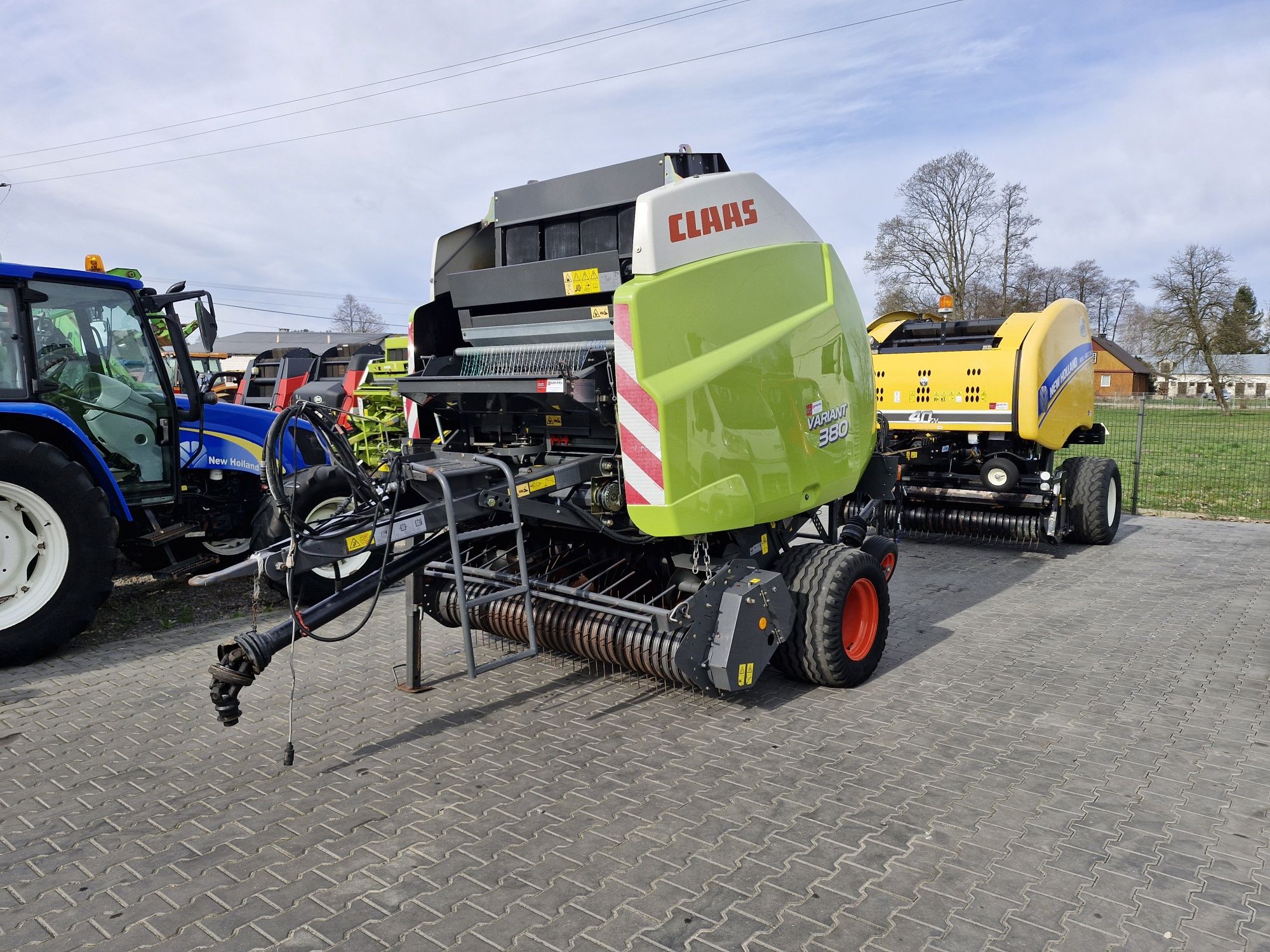 Prasa rolująca Claas Variant 380 Siatka Sznurek Rotor