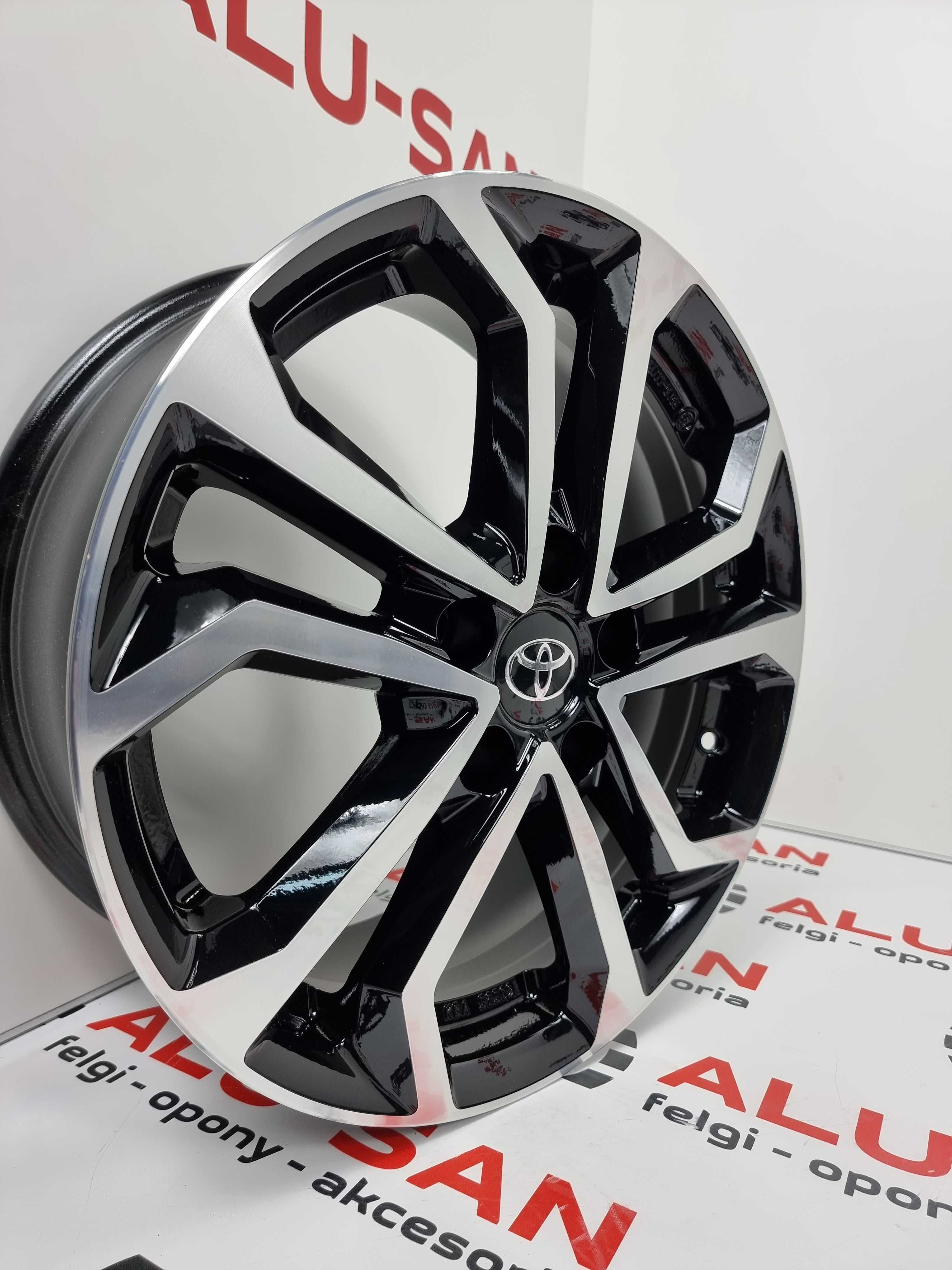 NOWE alufelgi TOYOTA 17" 5x114,3 Auris Corolla RAV-4 Previa - Czarne