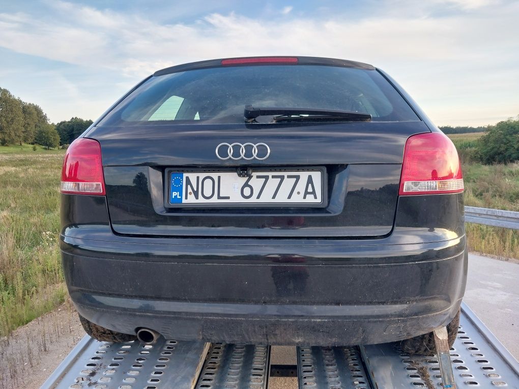 Audi a3 8p 1.6 mpi na części kolor lz9w klapa drzwi zderzak błotnik