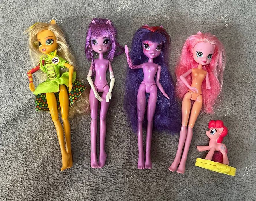 Лот ляльок та одягу my little pony equestria girls